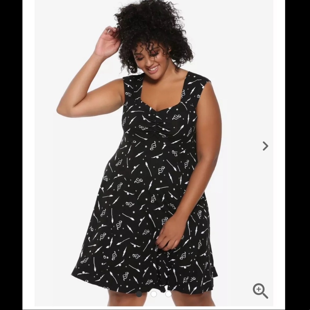 Hot Topic Harry Potter Symbols Dress - Size 4